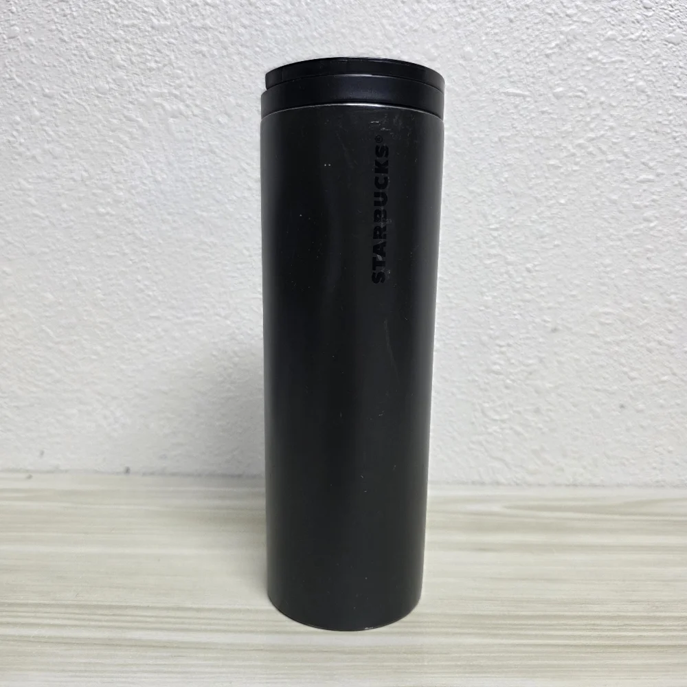 Starbucks Black Mat Tumbler Hot and Cold Drinks 16oz